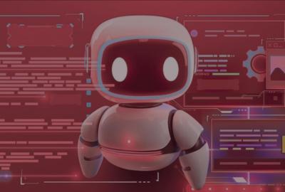Robot depicting a Web AI agent complete tasks on the web