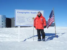 Gregory Sullivan at the South Pole