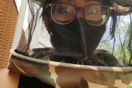 gayatri anand beekeeping hat