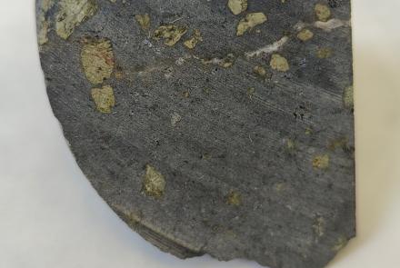 basalt legacy drill core sample 