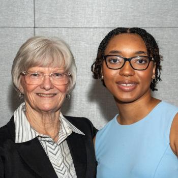 Susan Murphy and Taylynn Taylor. Credit: Mark Sherwood