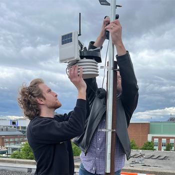 Putting up a weather station
