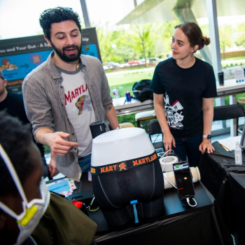 Maryland Day demo of Smart Underwear