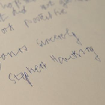 Stephen Hawking letter
