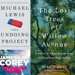 Collage of seven book titles