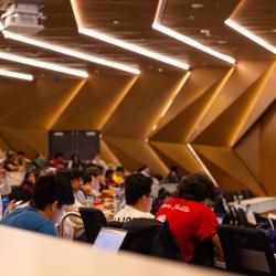 Students in the Antonov Auditorium