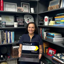 Maria Molina promoting Reddit AMA