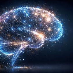 stock image of brain