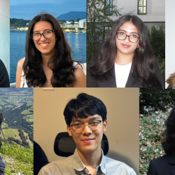Collage of seven student headshots