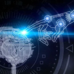 Mechanical finger touches brain
