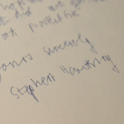 Stephen Hawking letter