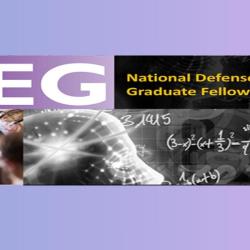 Promo banner for the National Defense Science and Engineering Graduate Fellowship Program