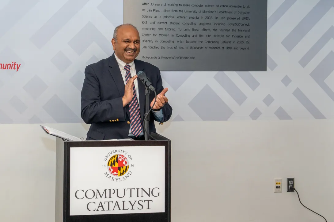 CMNS Dean Amitabh Varshney